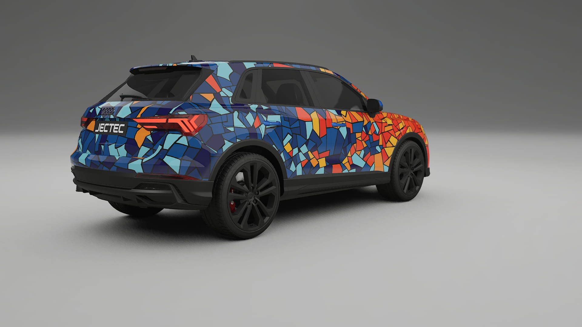Audi Q3 S-Line F3 BARCELONA – Kit Wrap PPF Personalizat din Folie de Poliuretan Imprimabilă