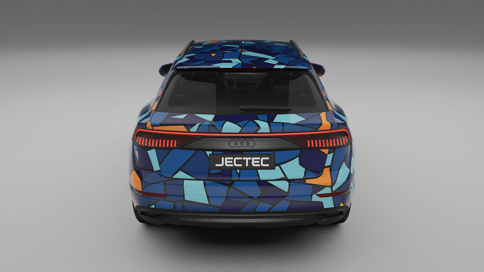 Audi Q8 F1 prefacelift pre-LCI BARCELONA – Kit Wrap PPF Personalizat din Folie de Poliuretan Imprimabilă