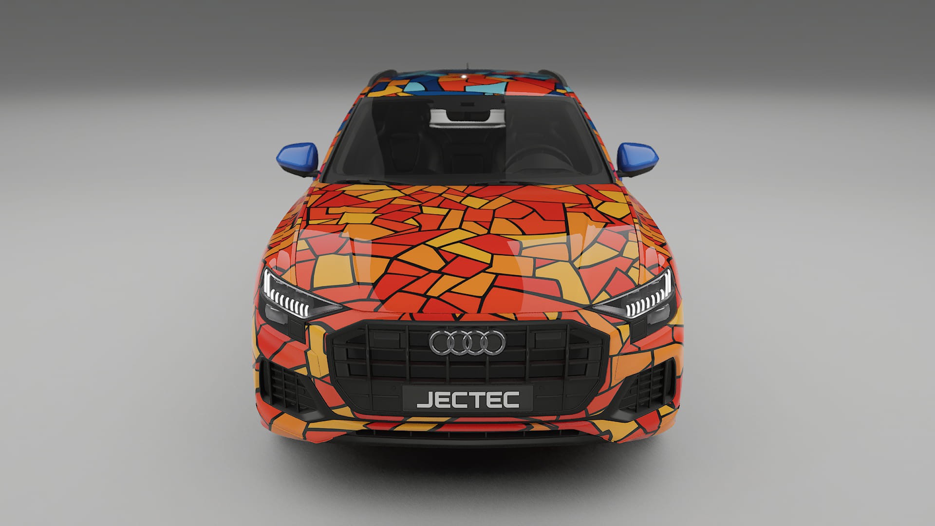 Audi Q8 F1 prefacelift pre-LCI BARCELONA – Kit Wrap PPF Personalizat din Folie de Poliuretan Imprimabilă