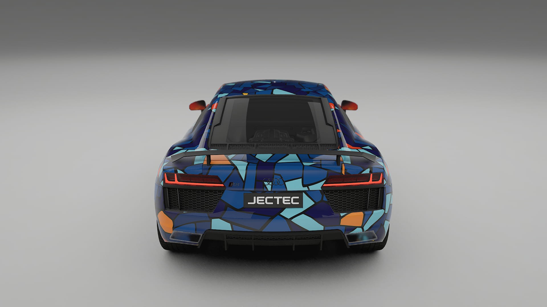 Audi R8 typ-4S prefacelift pre-LCI BARCELONA – Kit Wrap PPF Personalizat din Folie de Poliuretan Imprimabilă