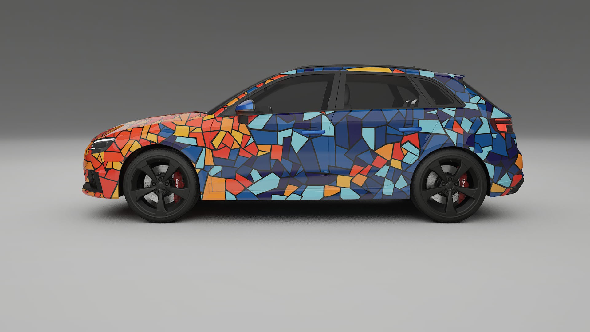 Audi RS3 Sportback 8V facelift LCI BARCELONA – Kit Wrap PPF Personalizat din Folie de Poliuretan Imprimabilă