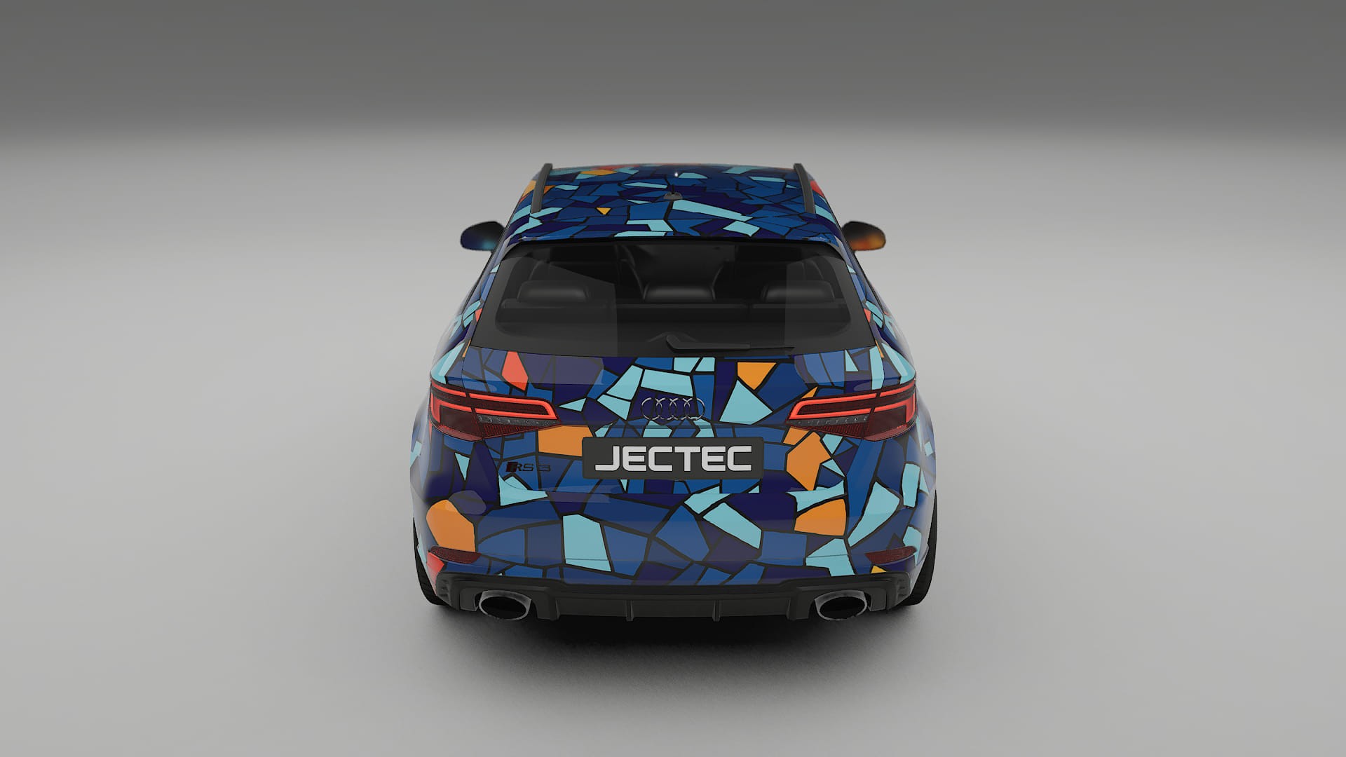 Audi RS3 Sportback 8V facelift LCI BARCELONA – Kit Wrap PPF Personalizat din Folie de Poliuretan Imprimabilă