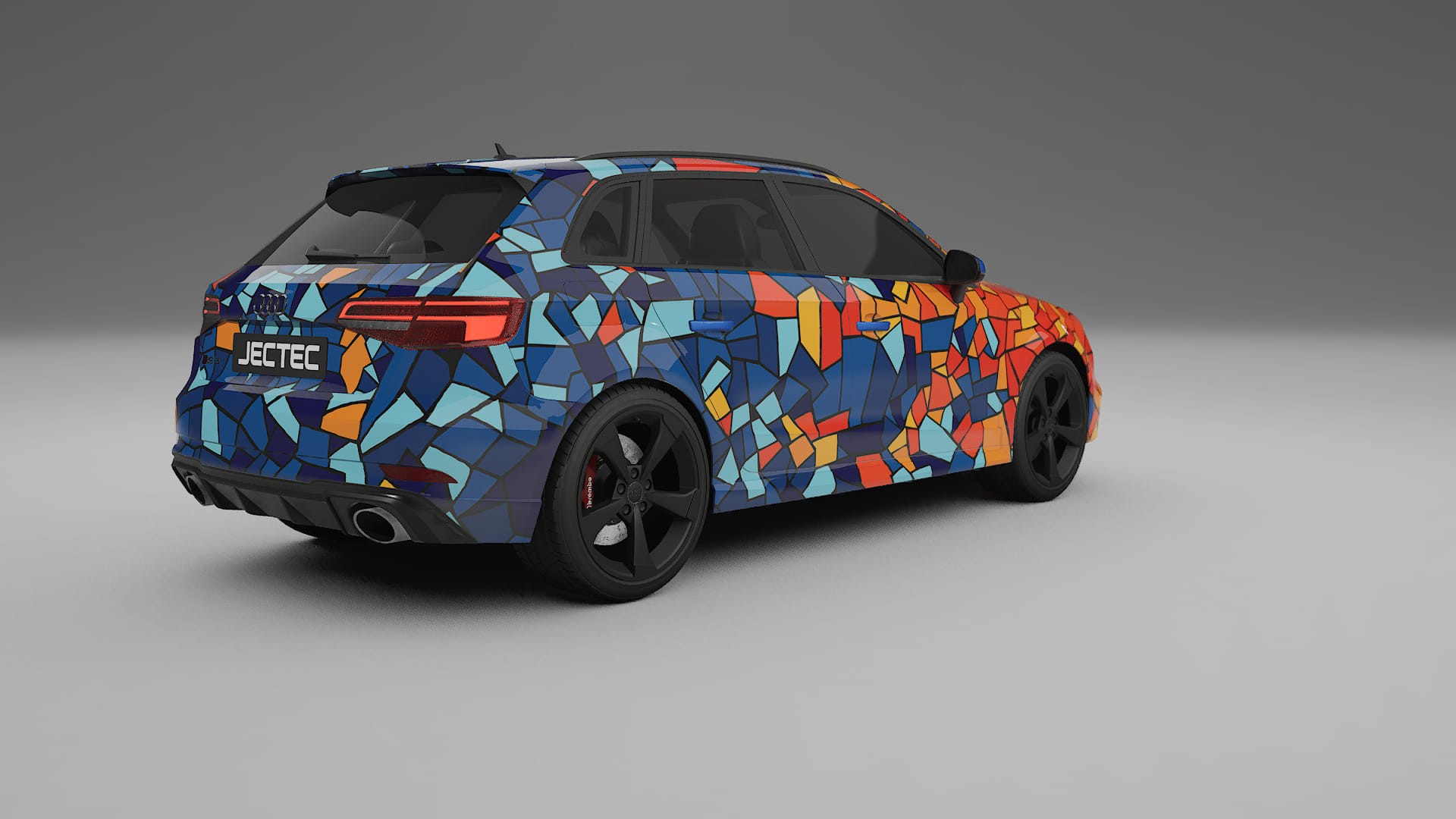 Audi RS3 Sportback 8V facelift LCI BARCELONA – Kit Wrap PPF Personalizat din Folie de Poliuretan Imprimabilă