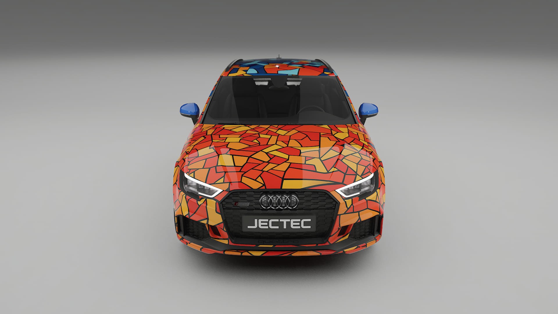 Audi RS3 Sportback 8V facelift LCI BARCELONA – Kit Wrap PPF Personalizat din Folie de Poliuretan Imprimabilă