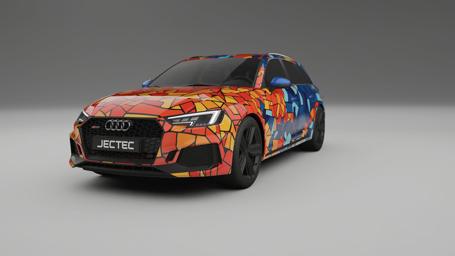 Audi RS4 Avant B9 prefacelift pre-LCI BARCELONA – Kit Wrap PPF Personalizat din Folie de Poliuretan Imprimabilă