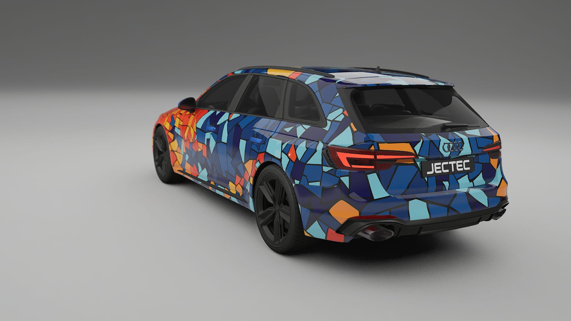Audi RS4 Avant B9 prefacelift pre-LCI BARCELONA – Kit Wrap PPF Personalizat din Folie de Poliuretan Imprimabilă