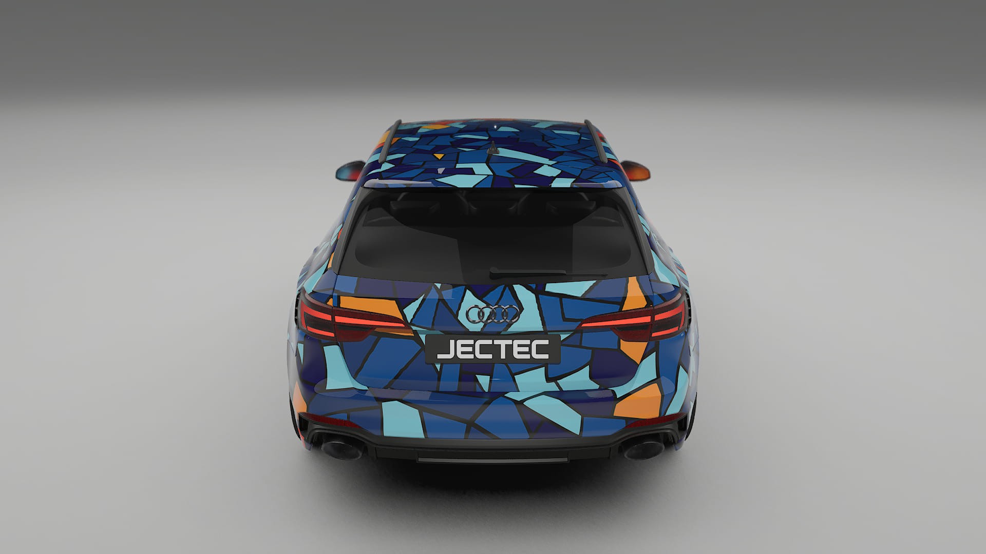 Audi RS4 Avant B9 prefacelift pre-LCI BARCELONA – Kit Wrap PPF Personalizat din Folie de Poliuretan Imprimabilă