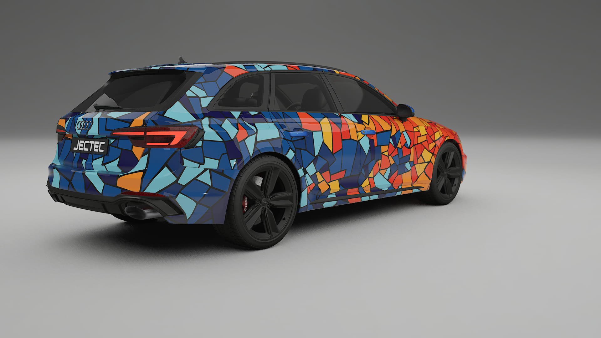 Audi RS4 Avant B9 prefacelift pre-LCI BARCELONA – Kit Wrap PPF Personalizat din Folie de Poliuretan Imprimabilă