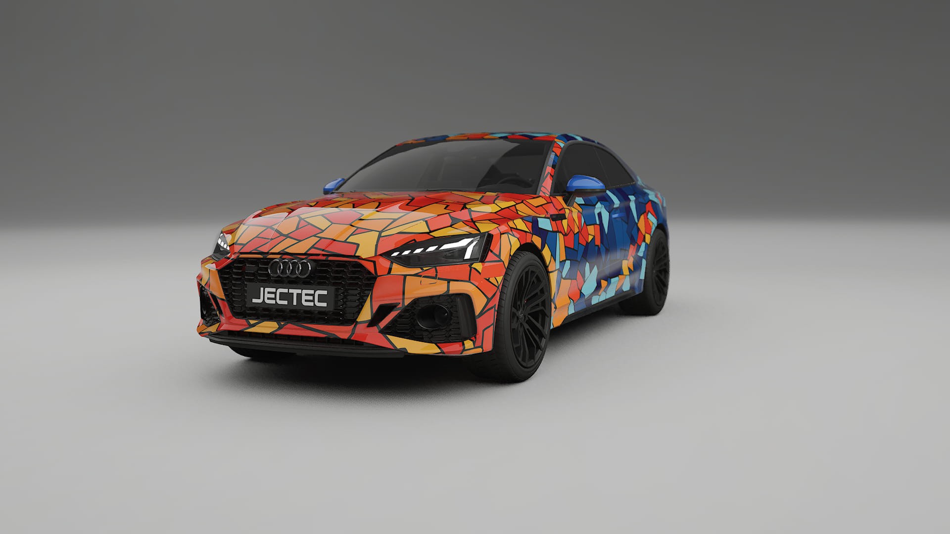 Audi RS5 Coupe B9 facelift pre-LCI BARCELONA – Kit Wrap PPF Personalizat din Folie de Poliuretan Imprimabilă