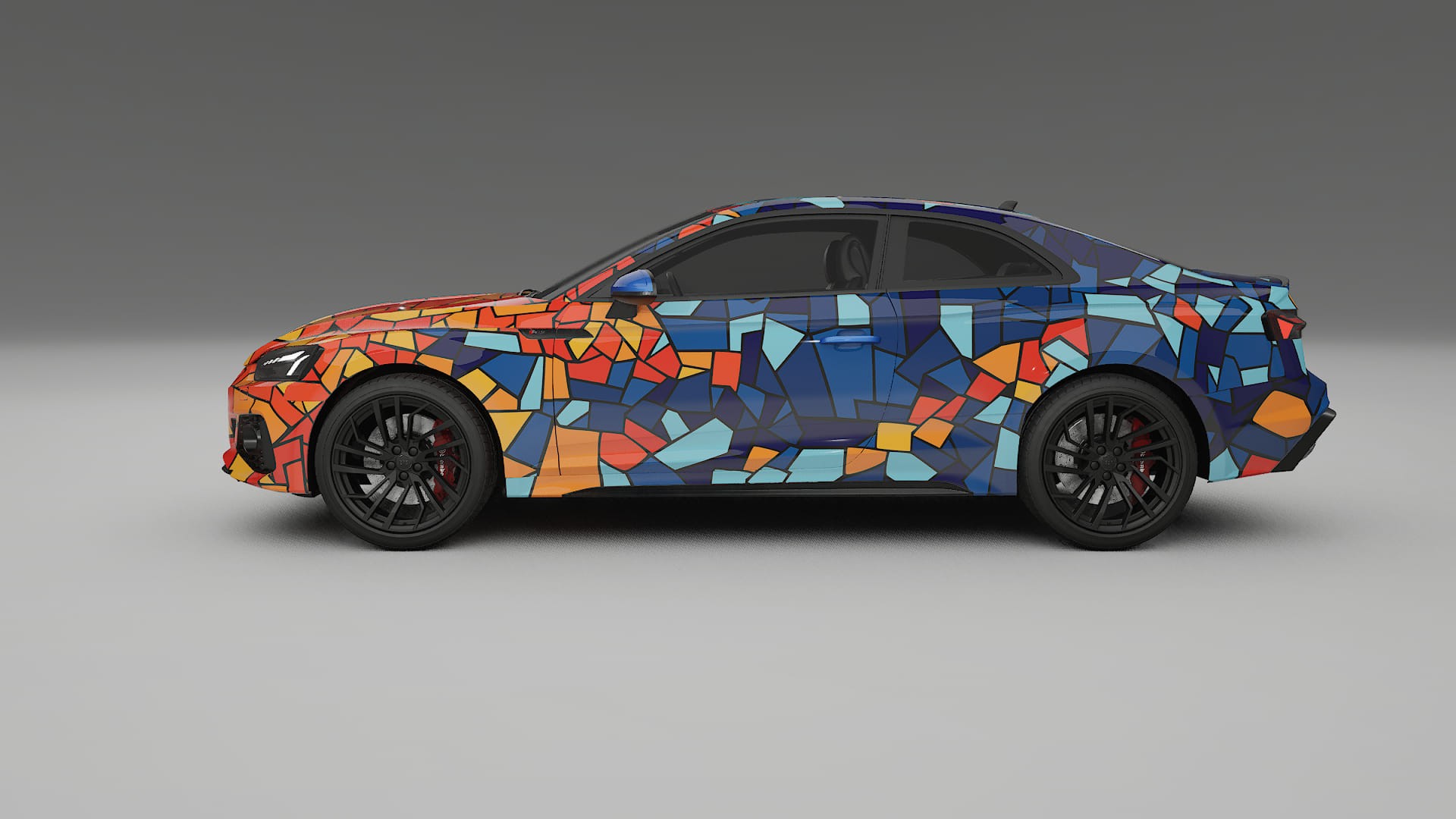 Audi RS5 Coupe B9 facelift pre-LCI BARCELONA – Kit Wrap PPF Personalizat din Folie de Poliuretan Imprimabilă