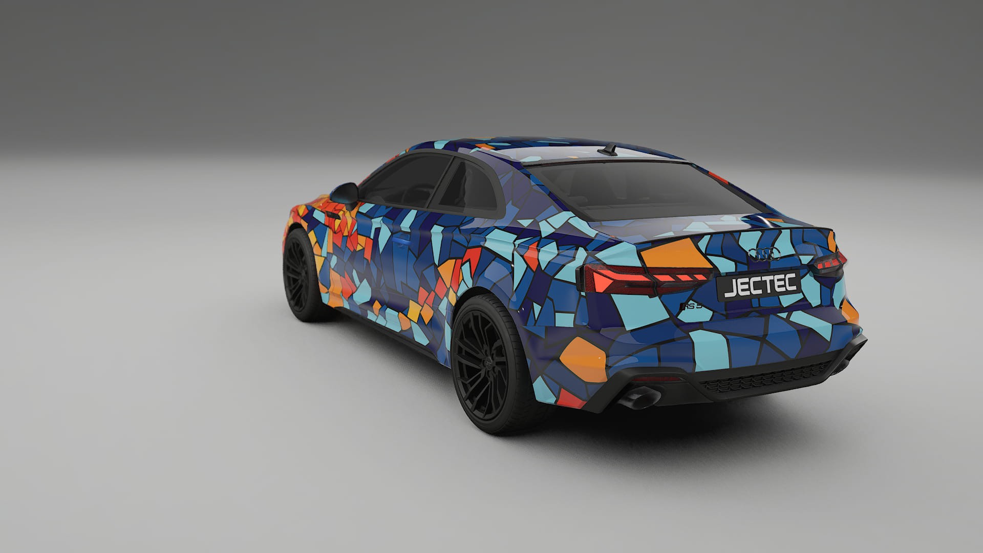 Audi RS5 Coupe B9 facelift pre-LCI BARCELONA – Kit Wrap PPF Personalizat din Folie de Poliuretan Imprimabilă