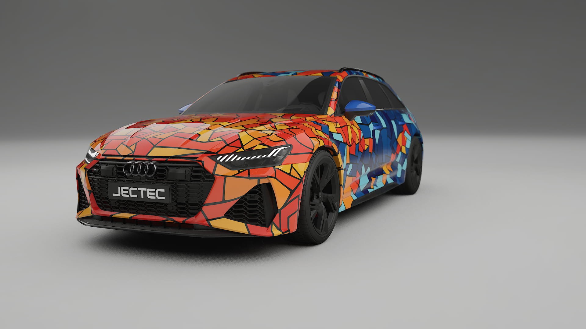 Audi RS6 Avant C8 facelift LCI BARCELONA – Kit Wrap PPF Personalizat din Folie de Poliuretan Imprimabilă