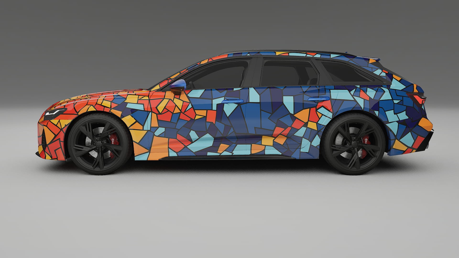 Audi RS6 Avant C8 facelift LCI BARCELONA – Kit Wrap PPF Personalizat din Folie de Poliuretan Imprimabilă