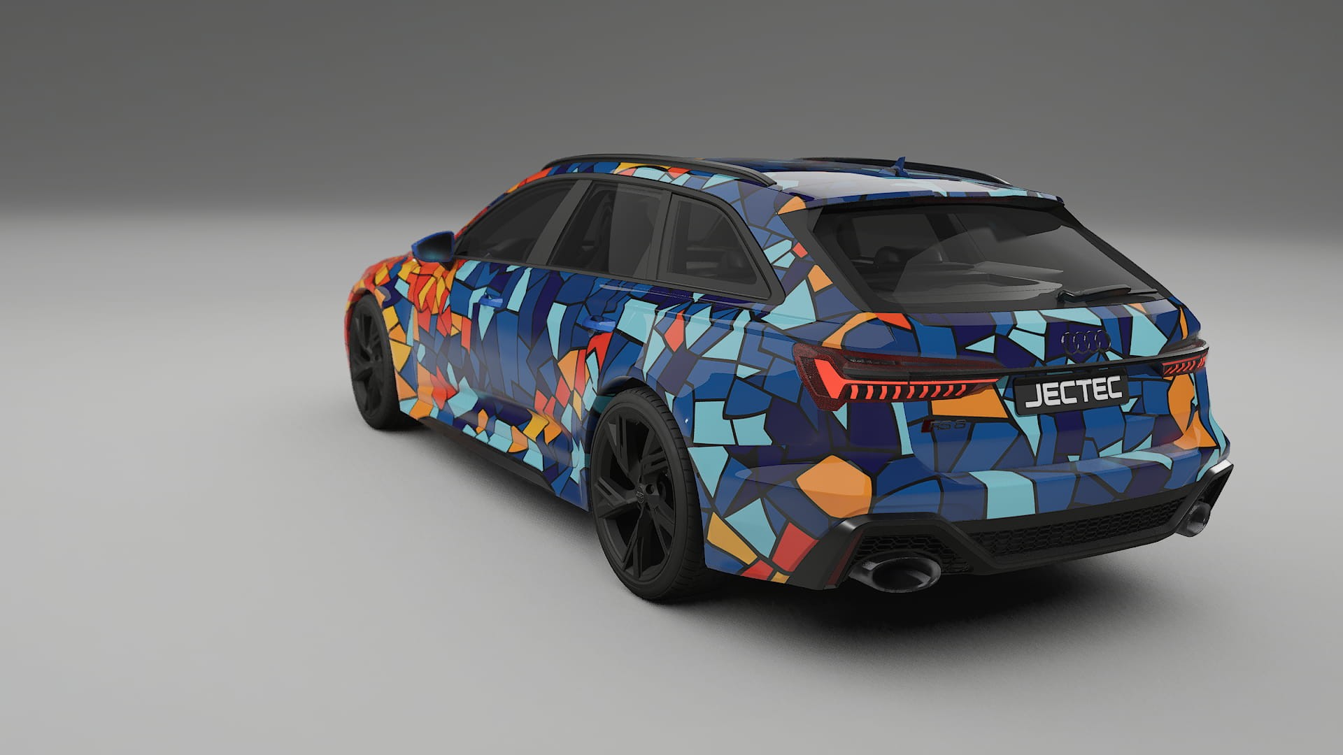 Audi RS6 Avant C8 facelift LCI BARCELONA – Kit Wrap PPF Personalizat din Folie de Poliuretan Imprimabilă