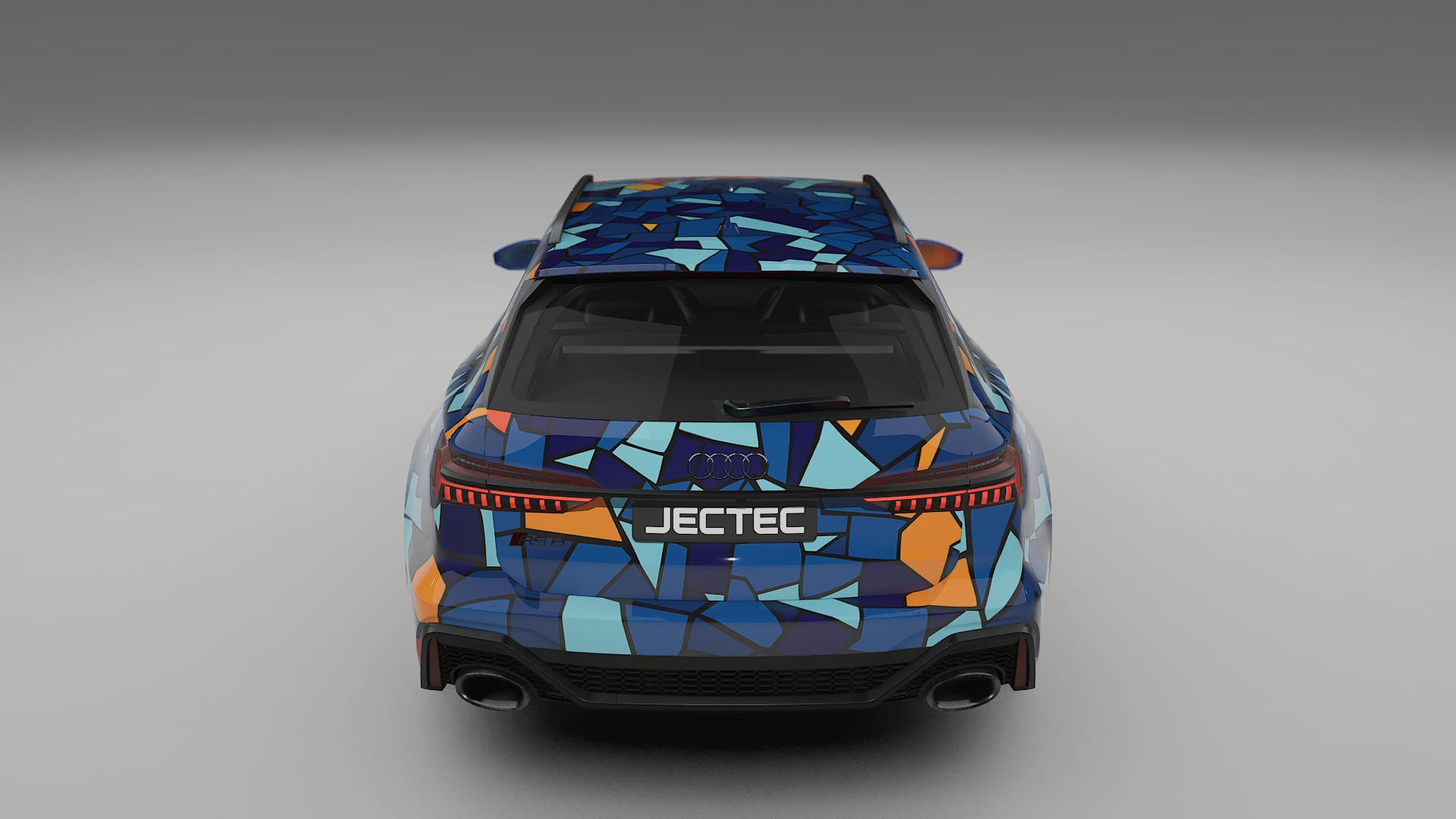 Audi RS6 Avant C8 facelift LCI BARCELONA – Kit Wrap PPF Personalizat din Folie de Poliuretan Imprimabilă