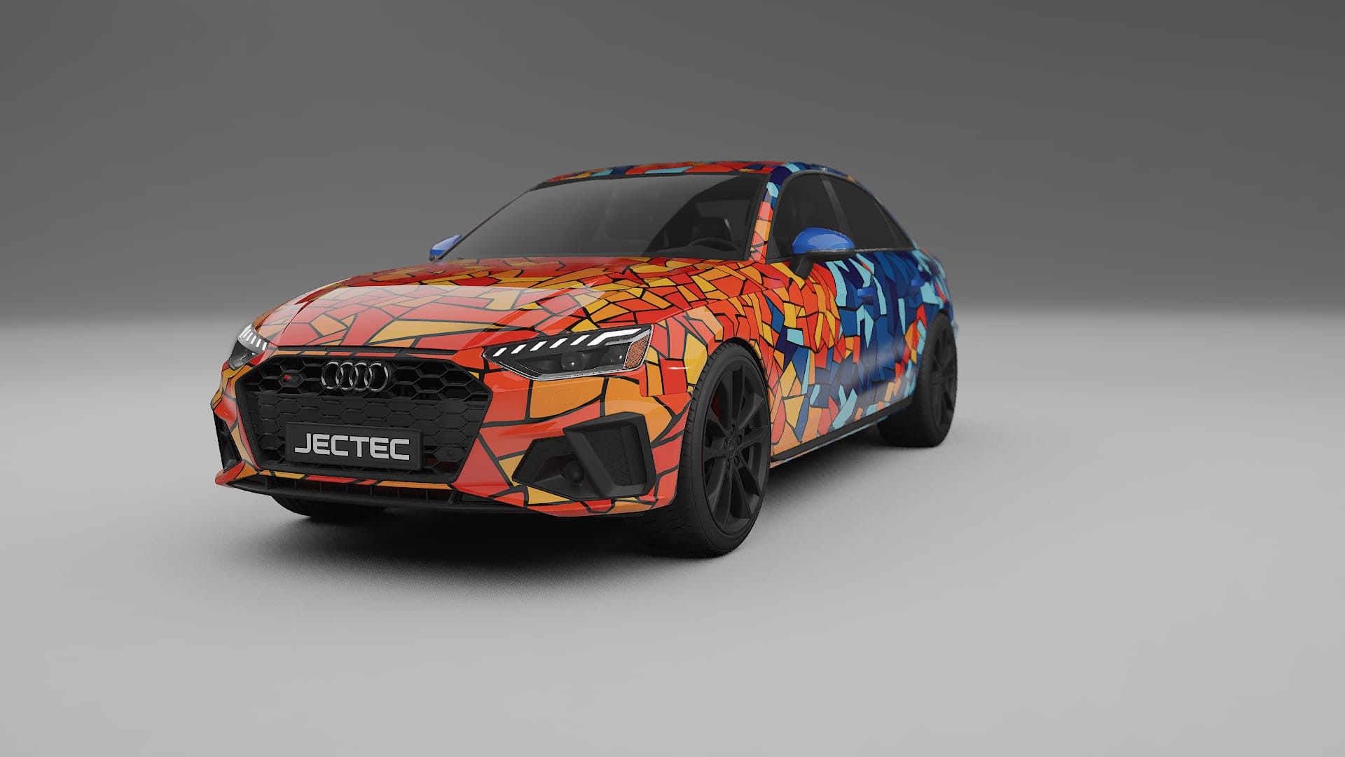 Audi S4 Sedan B9 facelift LCI BARCELONA – Kit Wrap PPF Personalizat din Folie de Poliuretan Imprimabilă