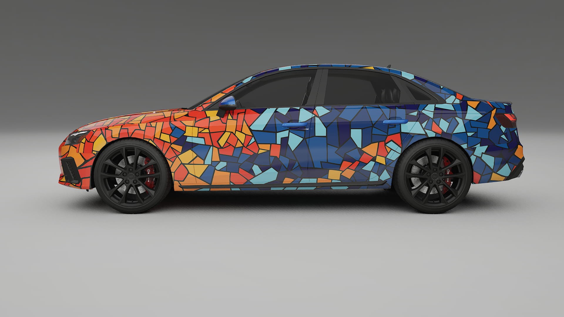 Audi S4 Sedan B9 facelift LCI BARCELONA – Kit Wrap PPF Personalizat din Folie de Poliuretan Imprimabilă