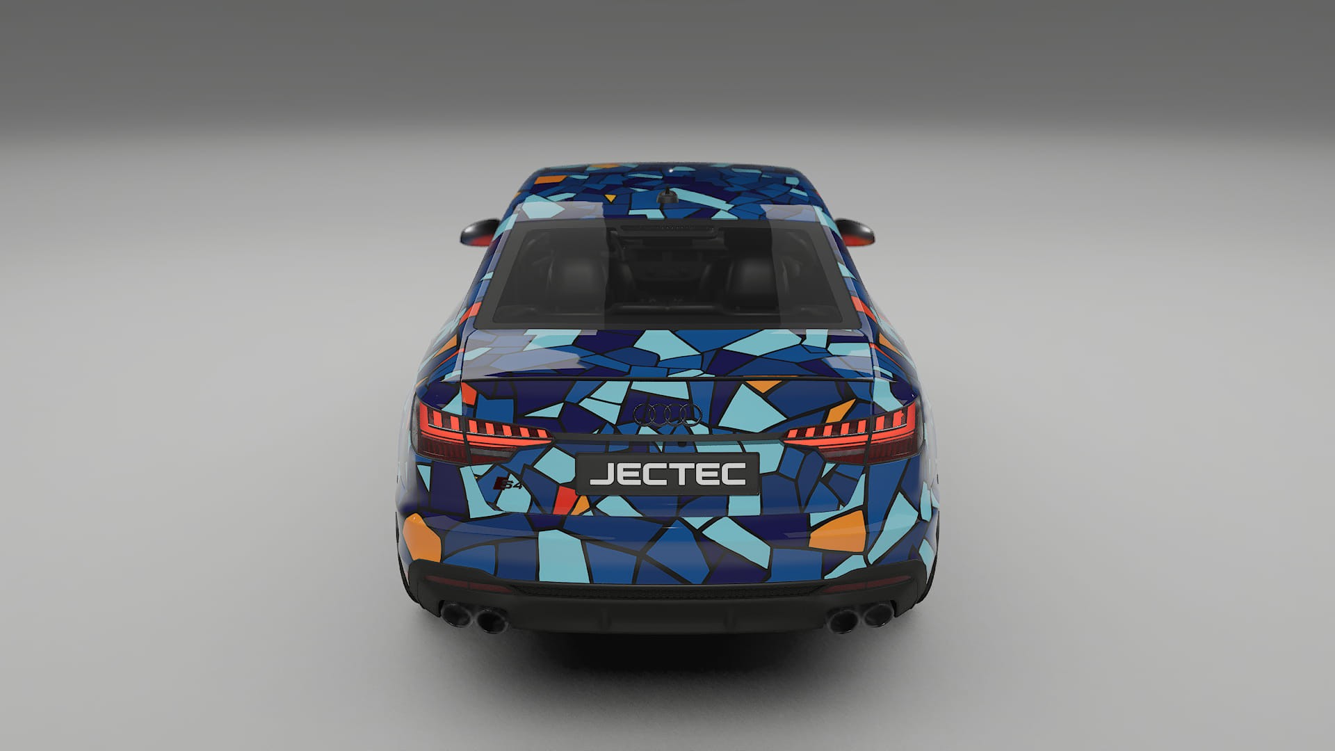 Audi S4 Sedan B9 facelift LCI BARCELONA – Kit Wrap PPF Personalizat din Folie de Poliuretan Imprimabilă