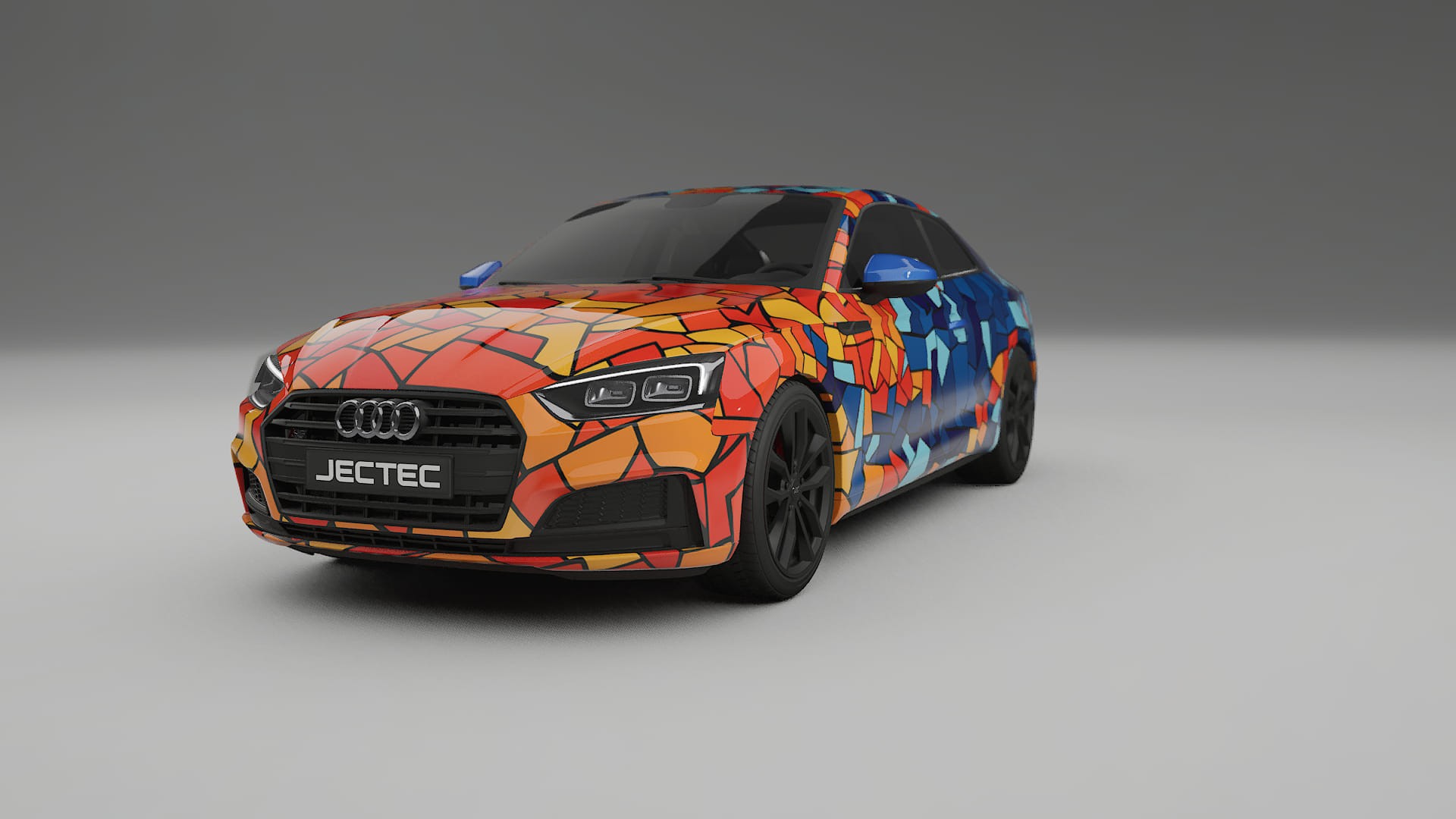 Audi S5 B9 prefacelift pre-LCI BARCELONA – Kit Wrap PPF Personalizat din Folie de Poliuretan Imprimabilă