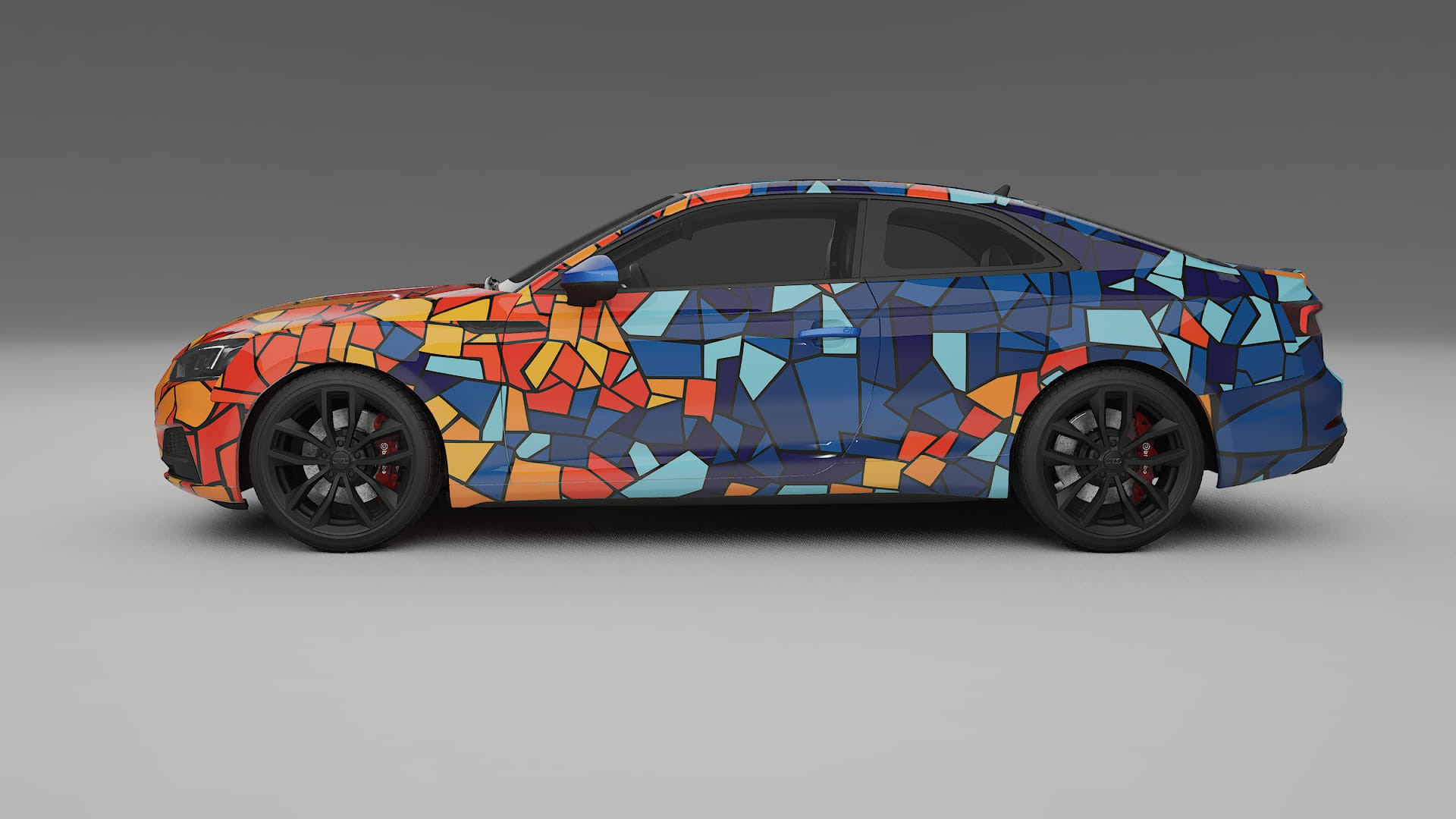 Audi S5 B9 prefacelift pre-LCI BARCELONA – Kit Wrap PPF Personalizat din Folie de Poliuretan Imprimabilă