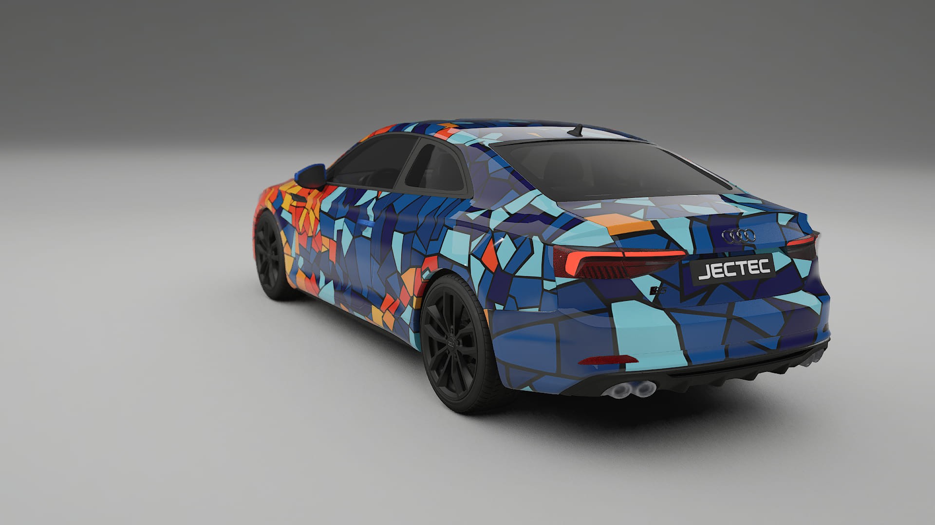 Audi S5 B9 prefacelift pre-LCI BARCELONA – Kit Wrap PPF Personalizat din Folie de Poliuretan Imprimabilă