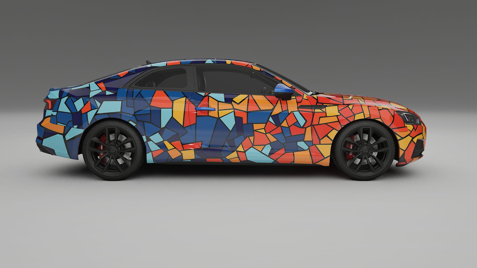 Audi S5 B9 prefacelift pre-LCI BARCELONA – Kit Wrap PPF Personalizat din Folie de Poliuretan Imprimabilă