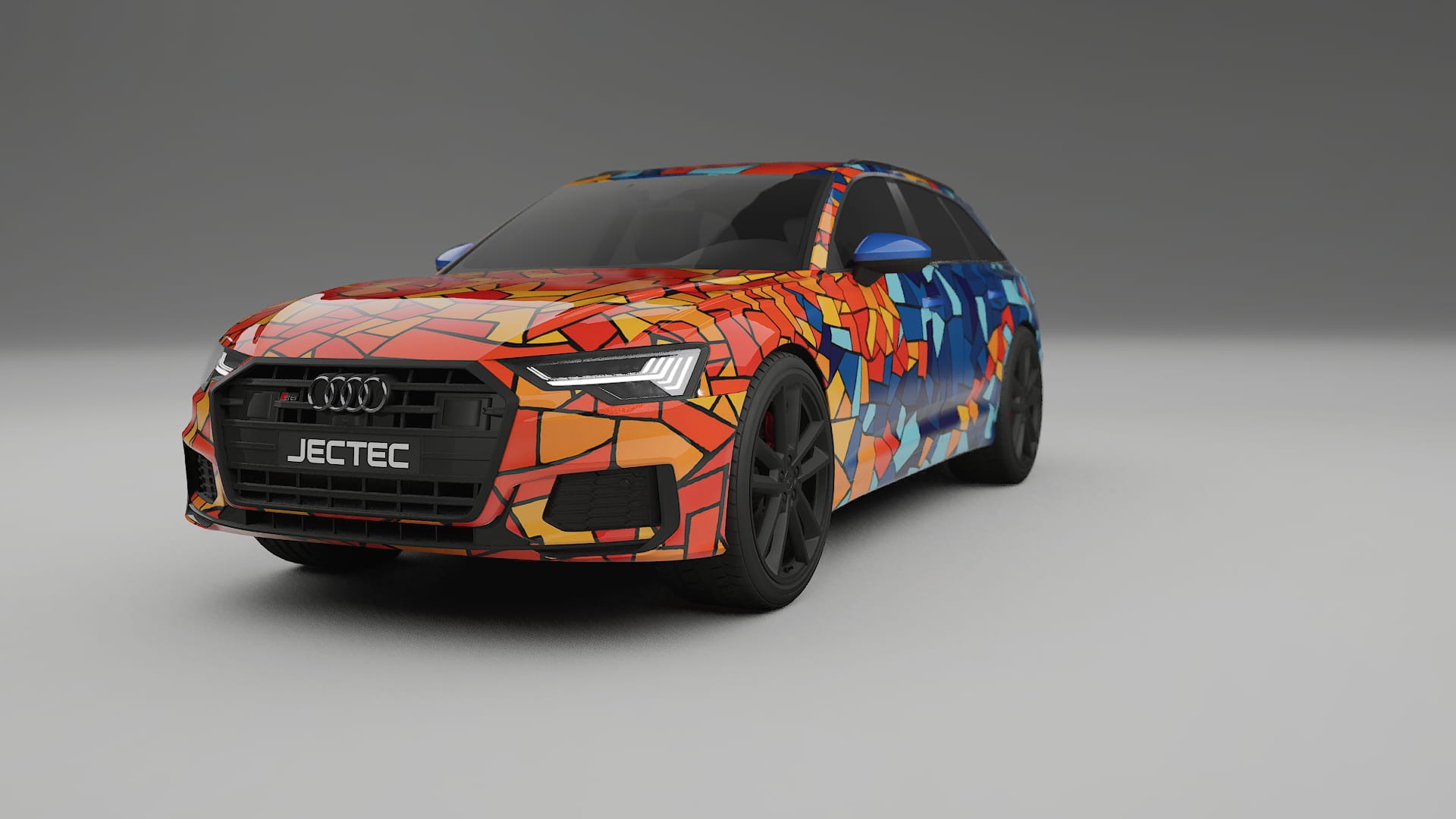 Audi S6 Avant prefacelift pre-LCI C8 BARCELONA – Kit Wrap PPF Personalizat din Folie de Poliuretan Imprimabilă