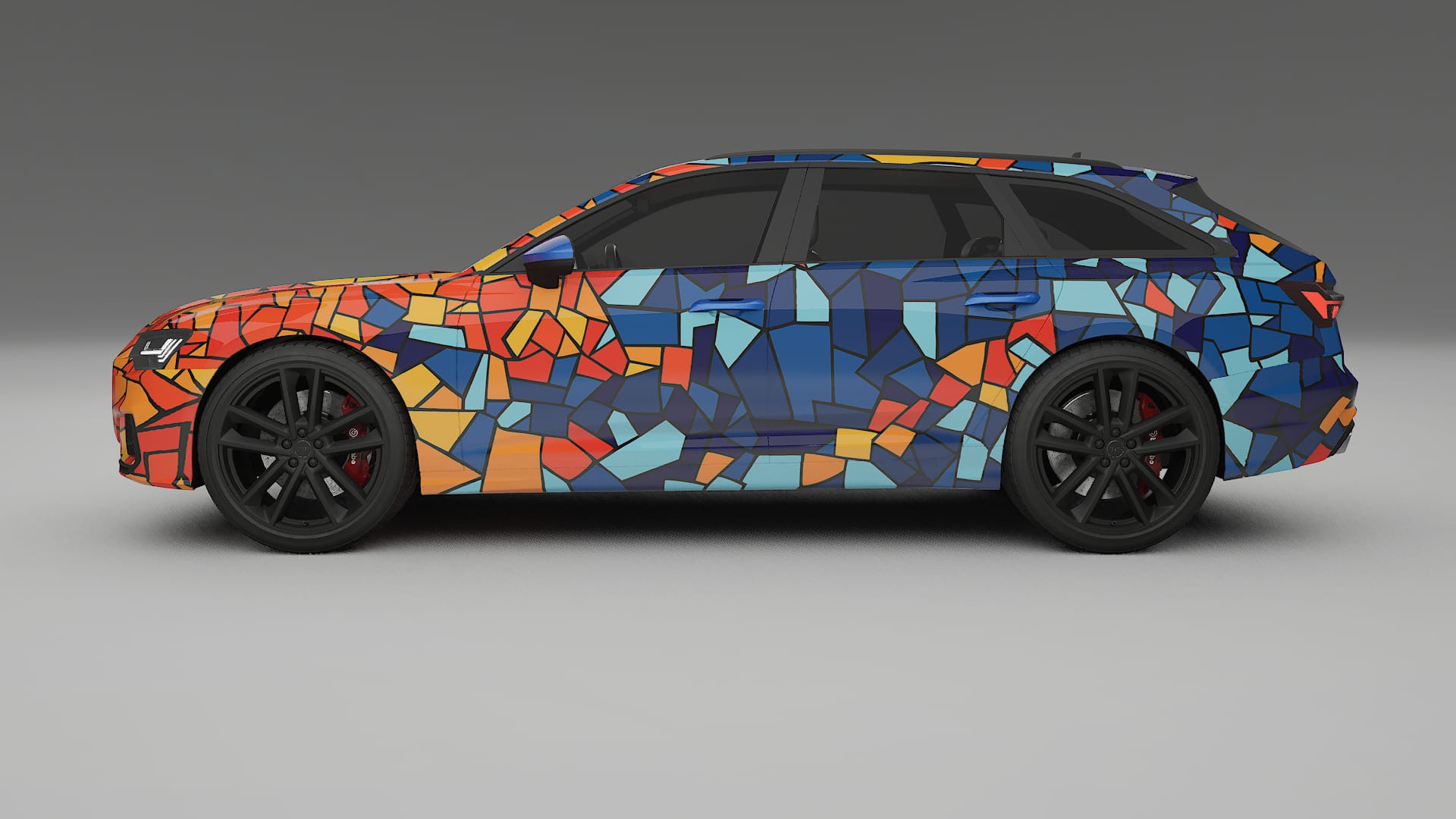Audi S6 Avant prefacelift pre-LCI C8 BARCELONA – Kit Wrap PPF Personalizat din Folie de Poliuretan Imprimabilă