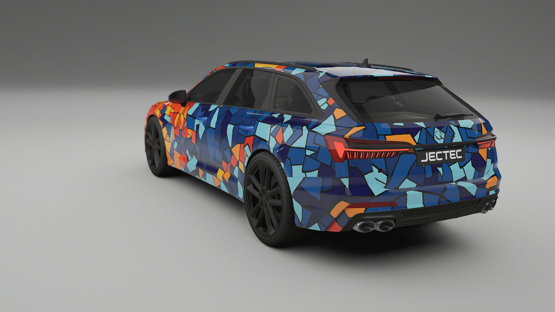 Audi S6 Avant prefacelift pre-LCI C8 BARCELONA – Kit Wrap PPF Personalizat din Folie de Poliuretan Imprimabilă