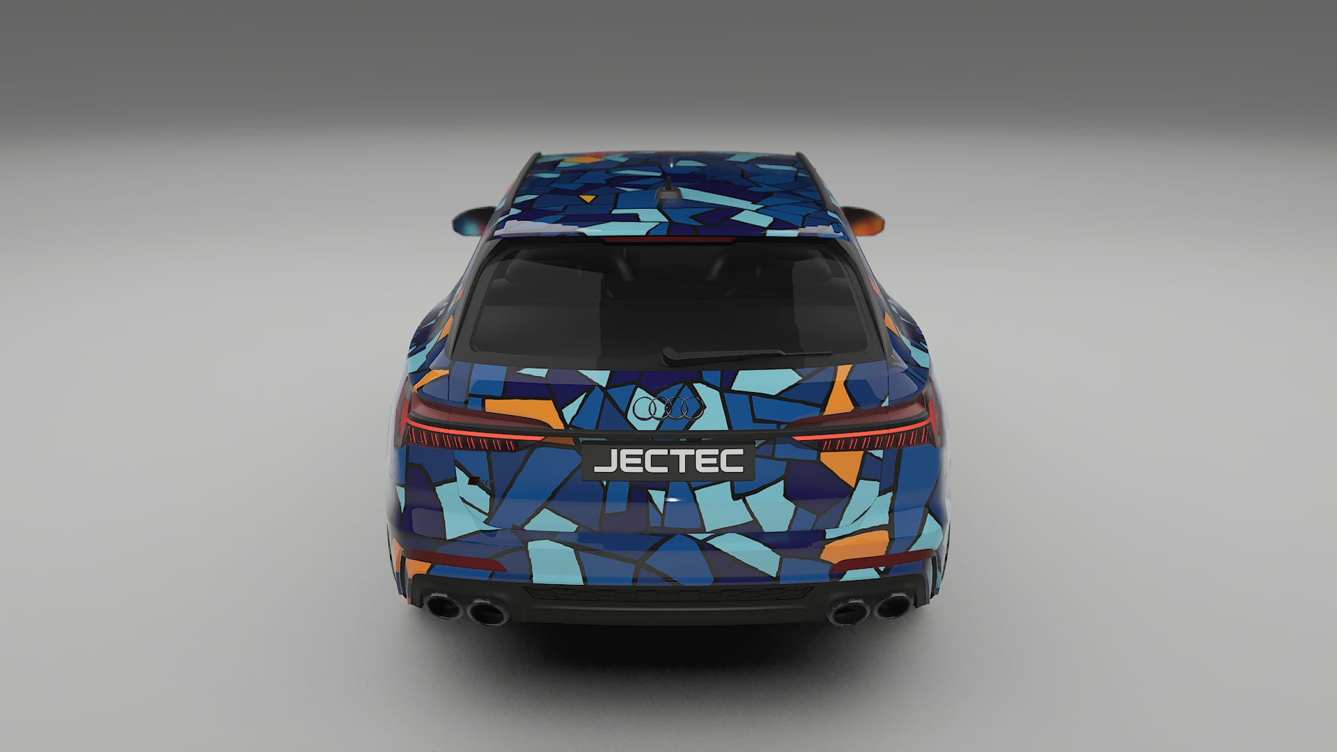 Audi S6 Avant prefacelift pre-LCI C8 BARCELONA – Kit Wrap PPF Personalizat din Folie de Poliuretan Imprimabilă