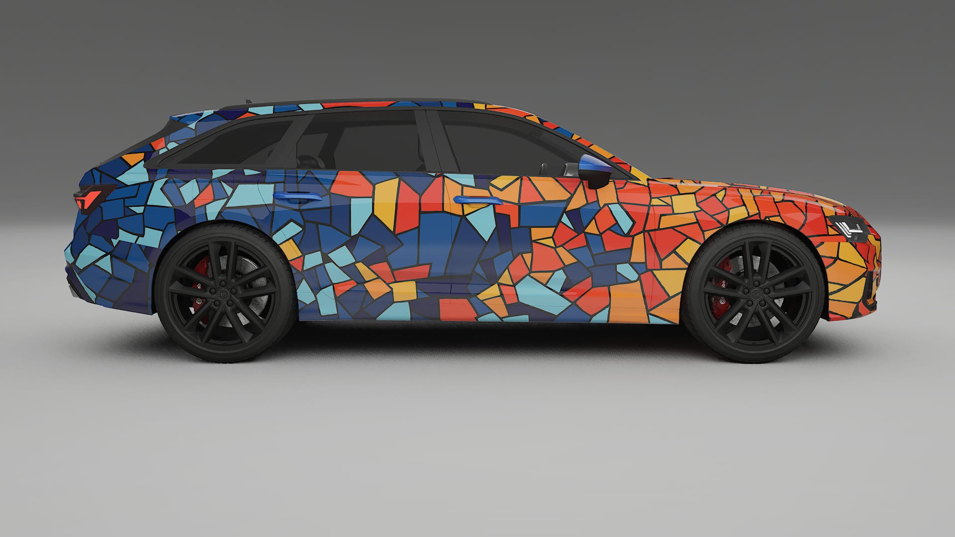 Audi S6 Avant prefacelift pre-LCI C8 BARCELONA – Kit Wrap PPF Personalizat din Folie de Poliuretan Imprimabilă