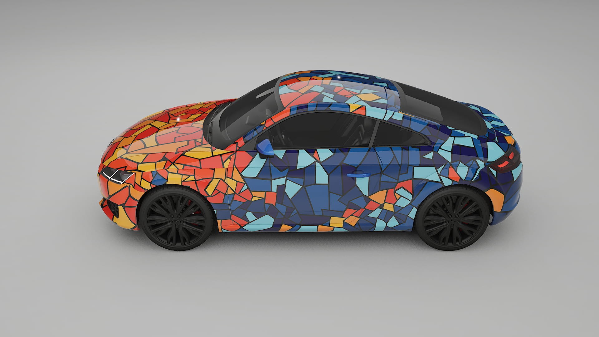 Audi TT Coupe 8S prefacelift pre-LCI BARCELONA – Kit Wrap PPF Personalizat din Folie de Poliuretan Imprimabilă