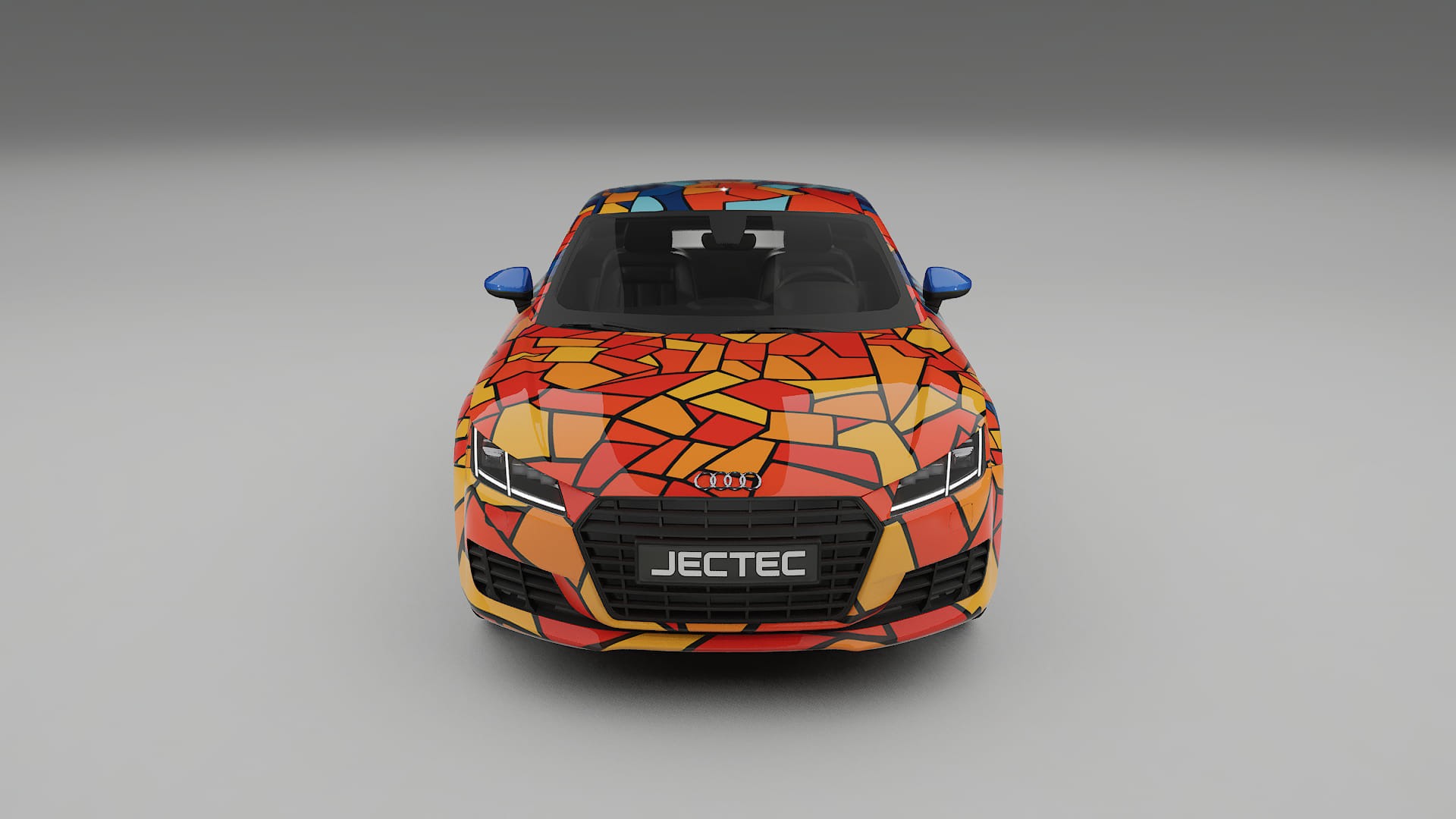 Audi TT Coupe 8S prefacelift pre-LCI BARCELONA – Kit Wrap PPF Personalizat din Folie de Poliuretan Imprimabilă