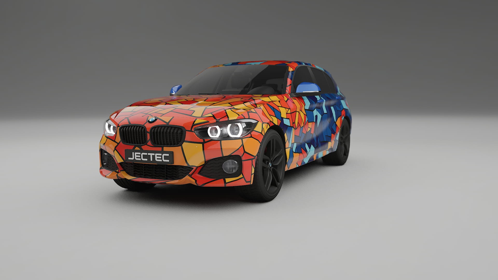 BMW 1 F20 facelift LCI BARCELONA – Kit Wrap PPF Personalizat din Folie de Poliuretan Imprimabilă