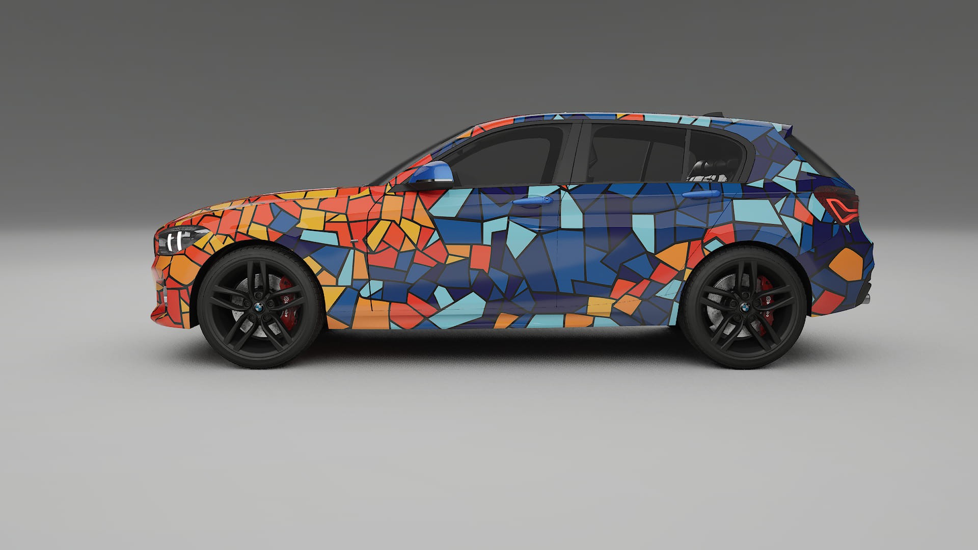 BMW 1 F20 facelift LCI BARCELONA – Kit Wrap PPF Personalizat din Folie de Poliuretan Imprimabilă