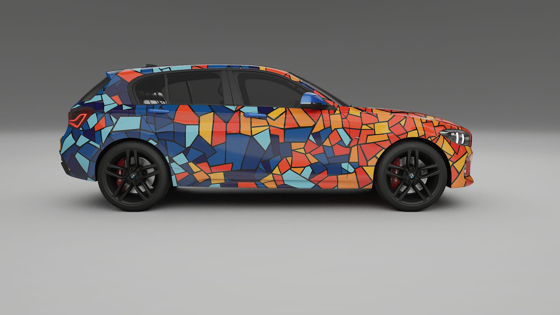 BMW 1 F20 facelift LCI BARCELONA – Kit Wrap PPF Personalizat din Folie de Poliuretan Imprimabilă