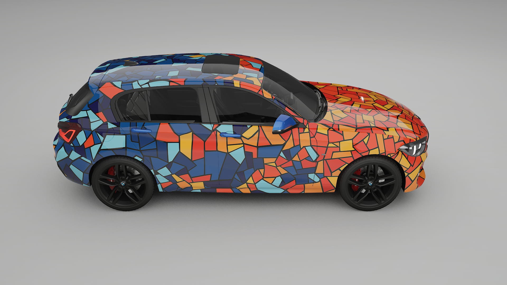 BMW 1 F20 facelift LCI BARCELONA – Kit Wrap PPF Personalizat din Folie de Poliuretan Imprimabilă
