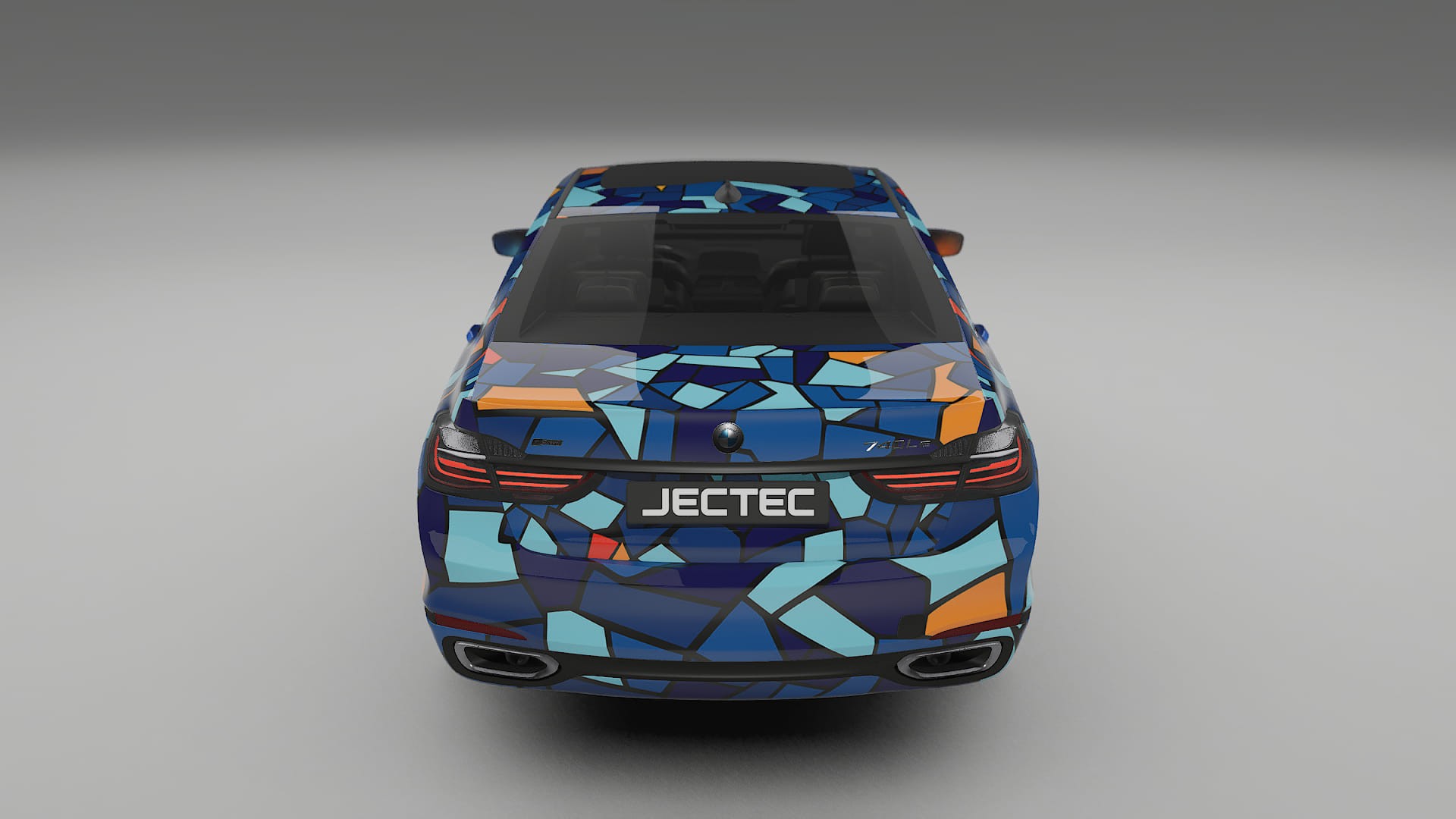 BMW 7 G11 G12 facelift LCI BARCELONA – Kit Wrap PPF Personalizat din Folie de Poliuretan Imprimabilă