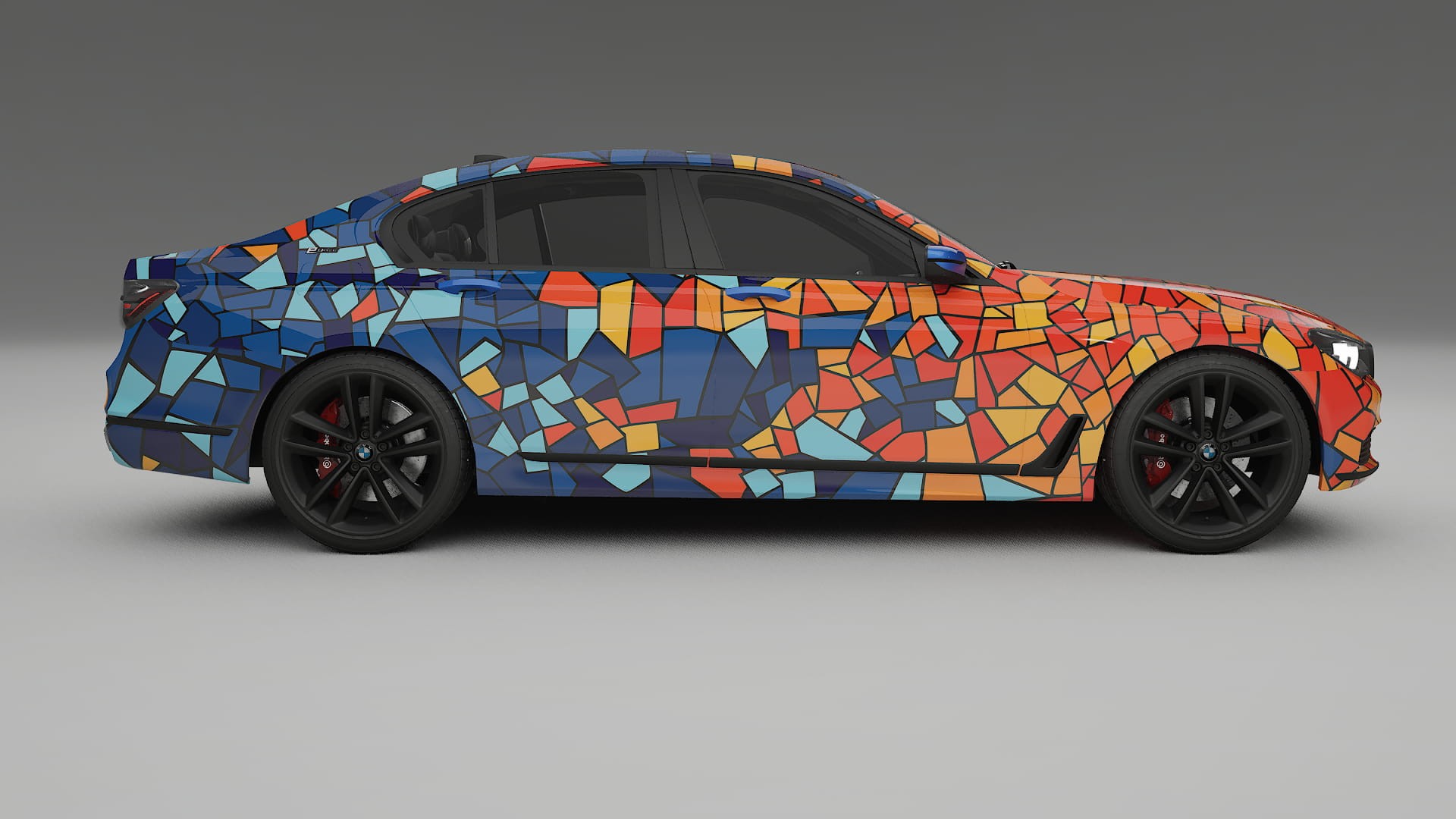 BMW 7 G11 G12 facelift LCI BARCELONA – Kit Wrap PPF Personalizat din Folie de Poliuretan Imprimabilă