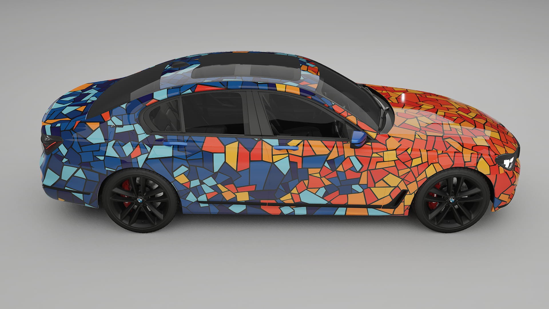 BMW 7 G11 G12 facelift LCI BARCELONA – Kit Wrap PPF Personalizat din Folie de Poliuretan Imprimabilă