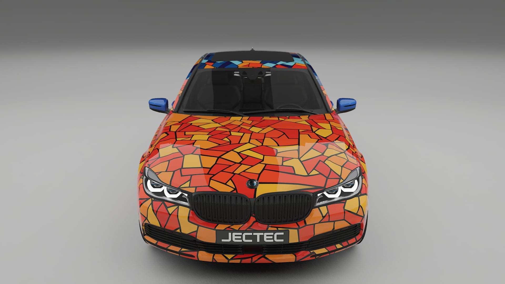 BMW 7 G11 G12 facelift LCI BARCELONA – Kit Wrap PPF Personalizat din Folie de Poliuretan Imprimabilă