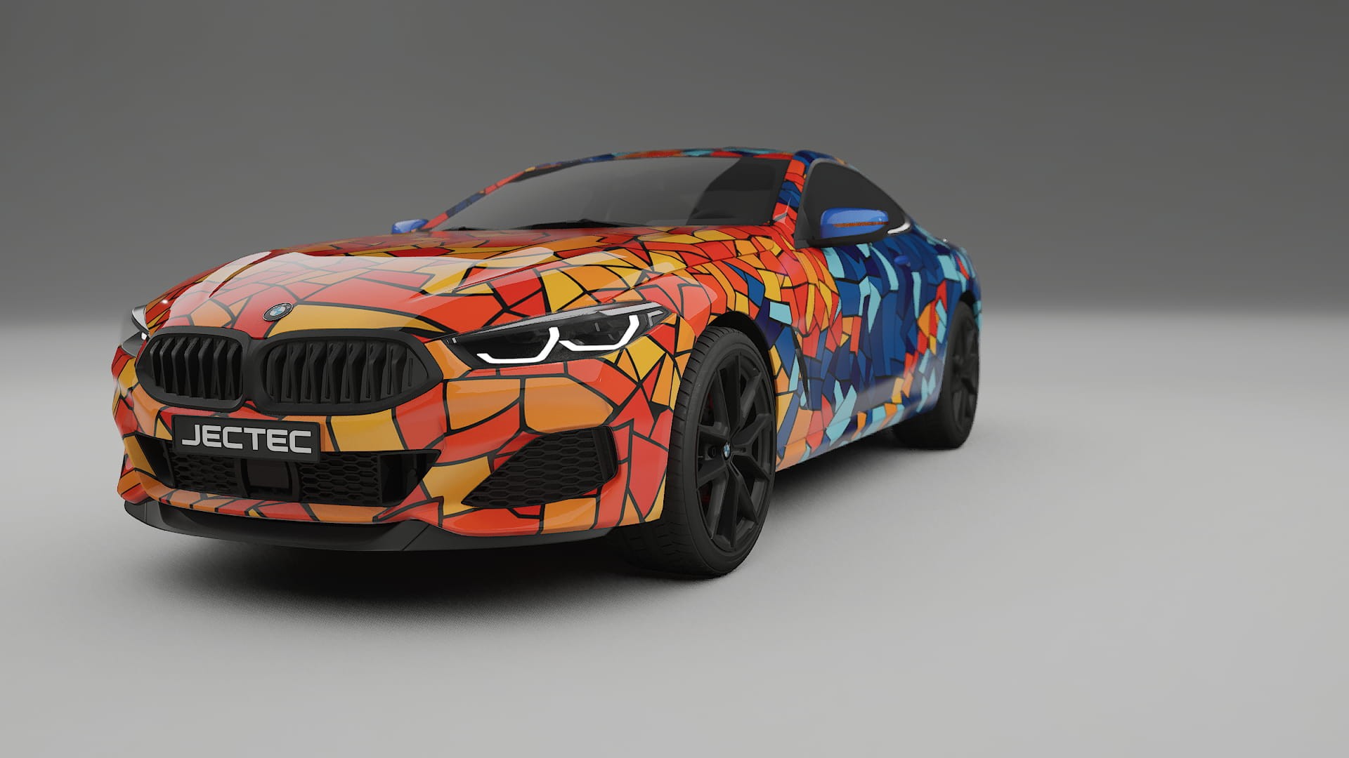 BMW 850 G15 BARCELONA – Kit Wrap PPF Personalizat din Folie de Poliuretan Imprimabilă
