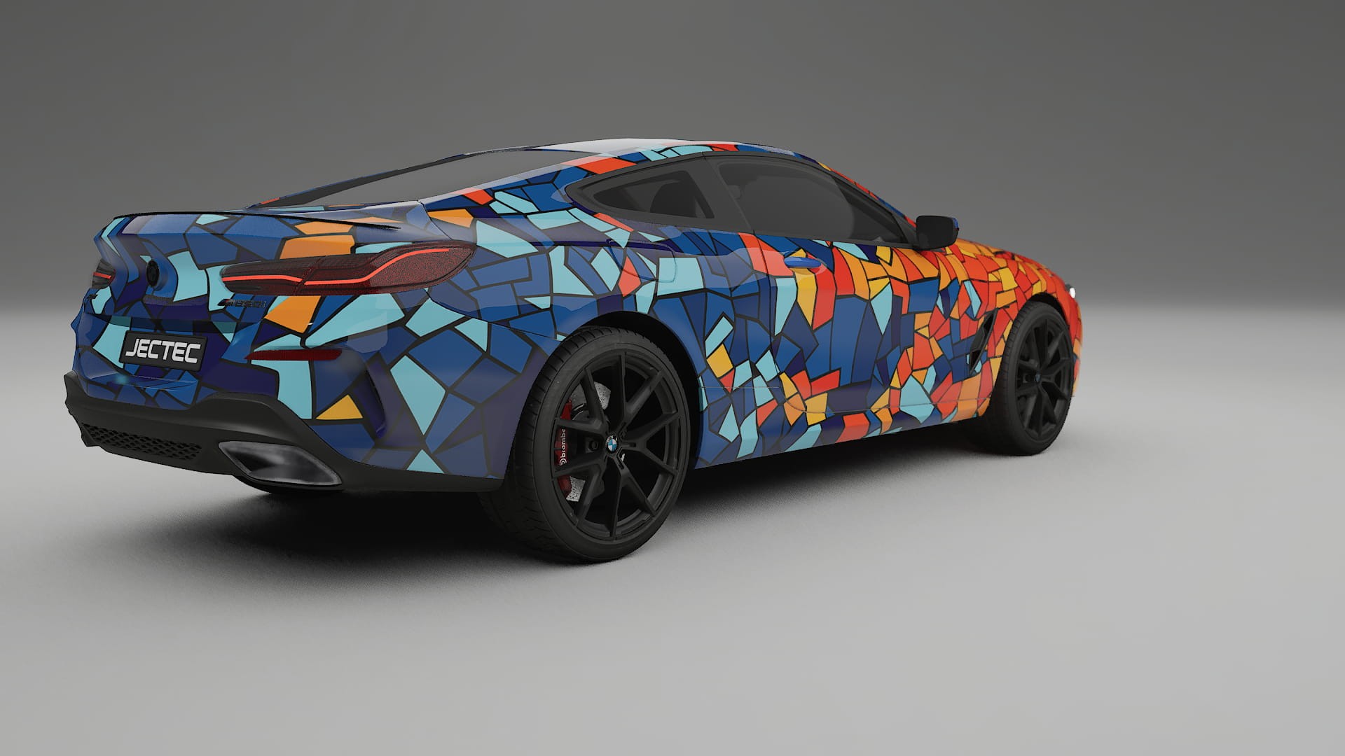 BMW 850 G15 BARCELONA – Kit Wrap PPF Personalizat din Folie de Poliuretan Imprimabilă