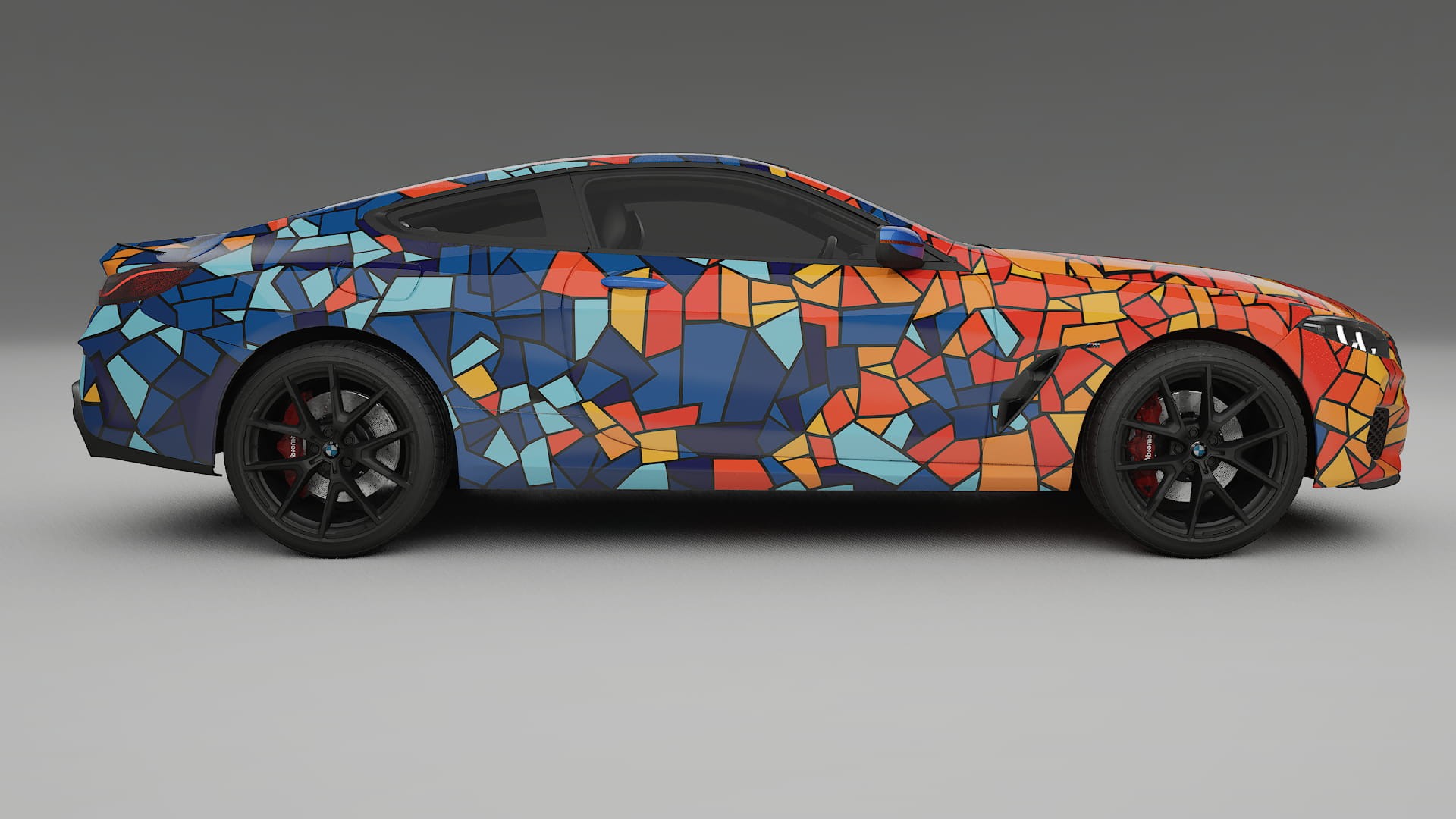 BMW 850 G15 BARCELONA – Kit Wrap PPF Personalizat din Folie de Poliuretan Imprimabilă