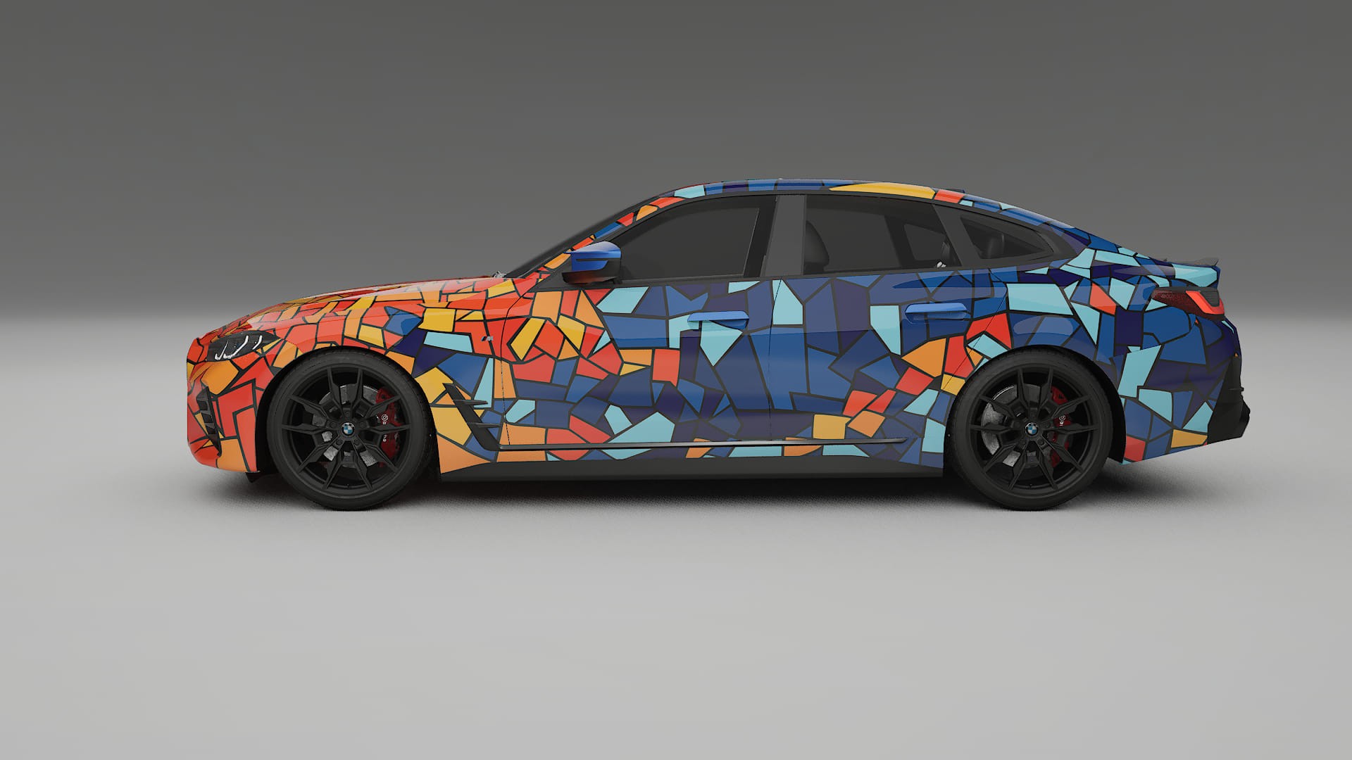 BMW I4 G26 M-Package BARCELONA – Kit Wrap PPF Personalizat din Folie de Poliuretan Imprimabilă