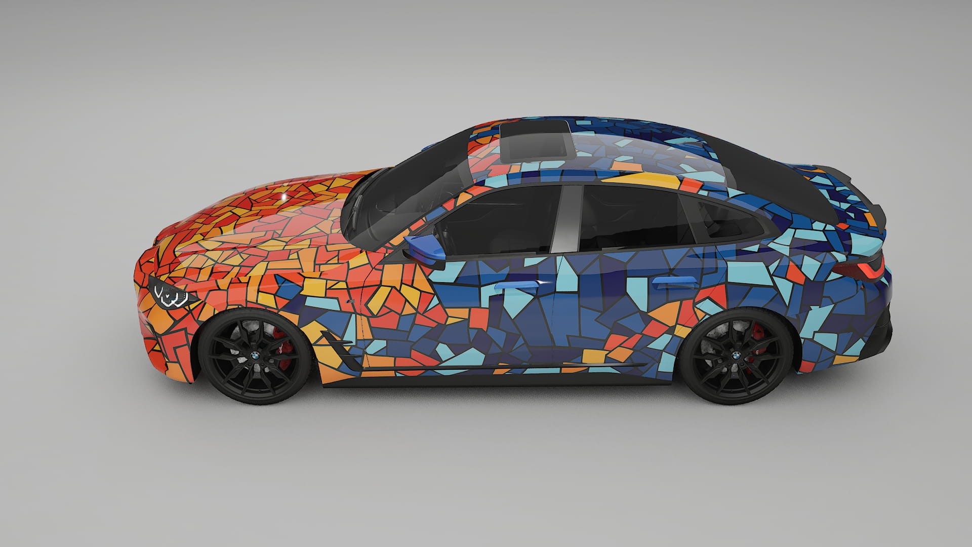 BMW I4 G26 M-Package BARCELONA – Kit Wrap PPF Personalizat din Folie de Poliuretan Imprimabilă