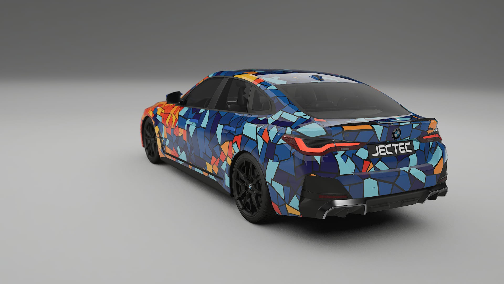 BMW I4 G26 M-Package BARCELONA – Kit Wrap PPF Personalizat din Folie de Poliuretan Imprimabilă