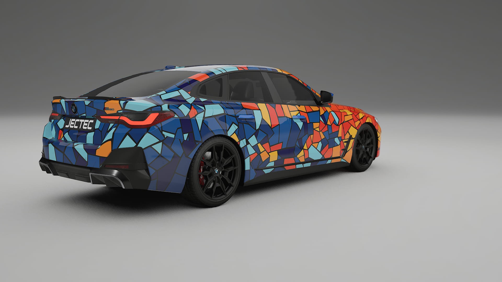 BMW I4 G26 M-Package BARCELONA – Kit Wrap PPF Personalizat din Folie de Poliuretan Imprimabilă