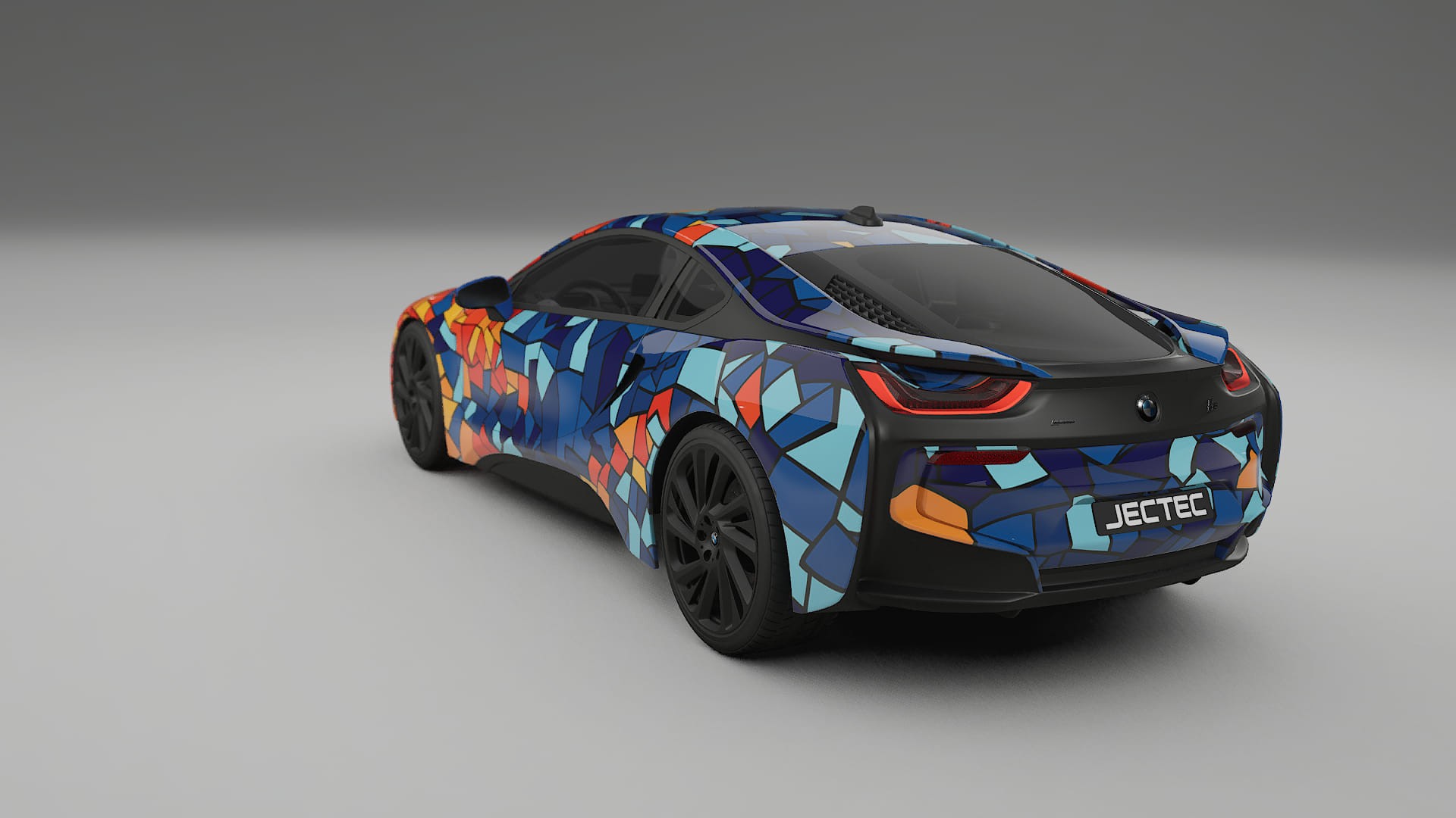 BMW I8 I12 BARCELONA – Kit Wrap PPF Personalizat din Folie de Poliuretan Imprimabilă