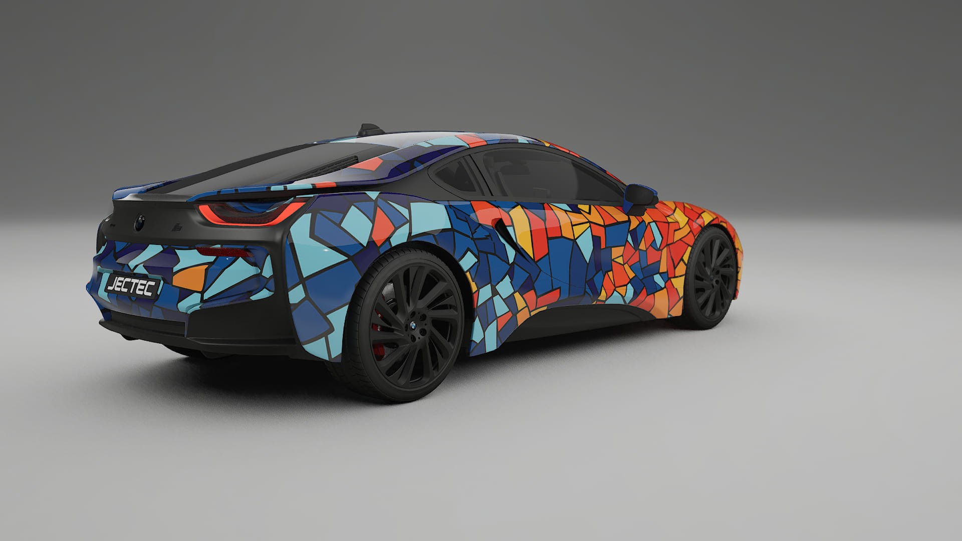 BMW I8 I12 BARCELONA – Kit Wrap PPF Personalizat din Folie de Poliuretan Imprimabilă